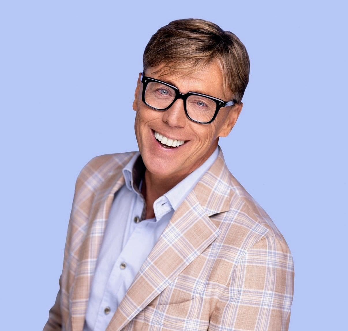 Portrait karierter Blazer