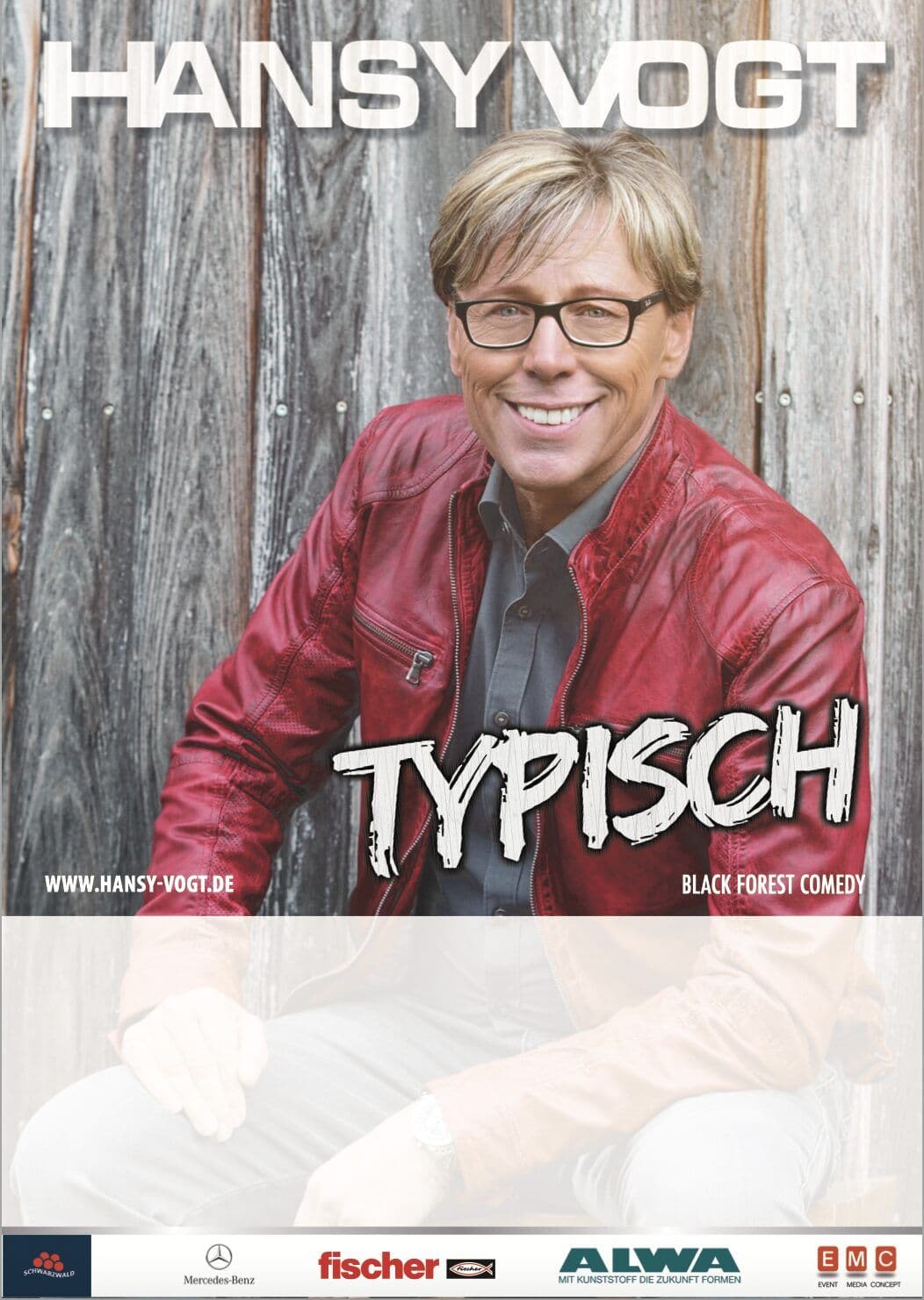 Plakat des Bühnenprogramms „Typisch"